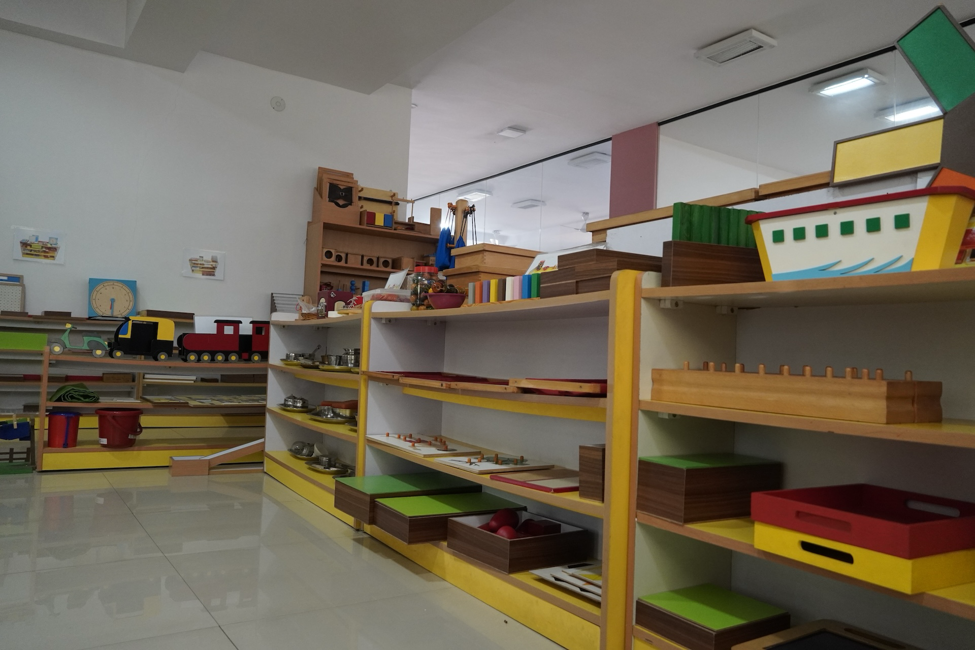 Children painting colorful artwork